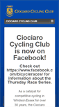 Mobile Screenshot of ciociarocyclingclub.com